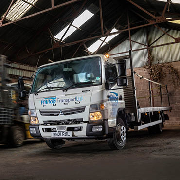 Hilltop Transport moves on up with another FUSO Canter from Midlands Truck & Van 