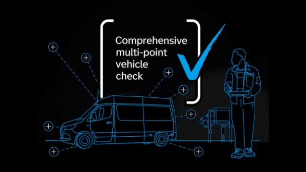 Comprehensive multi-point vehicle check: image