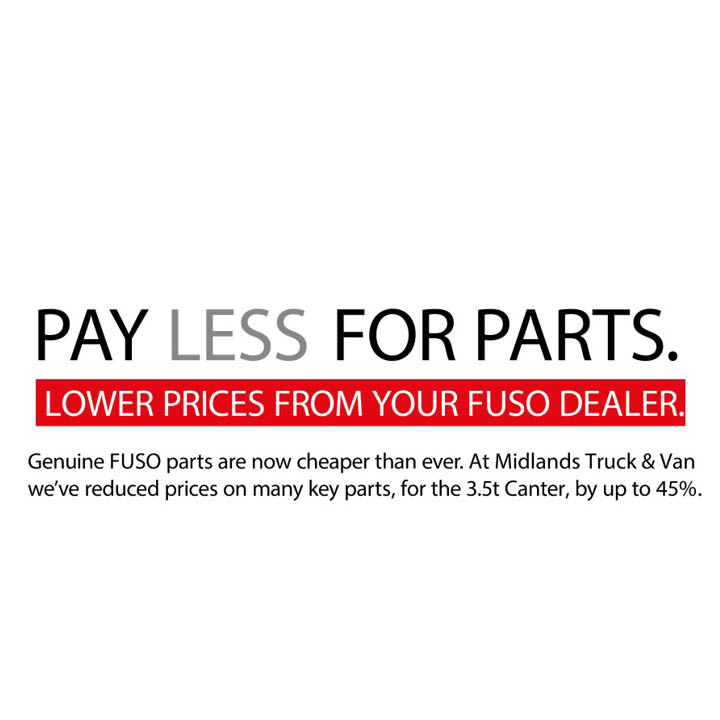Genuine FUSO parts