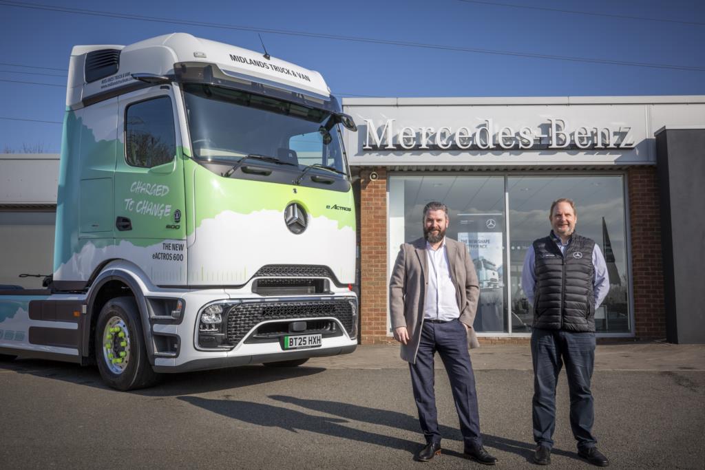 Midlands Truck & Van Announces New Managing Director, Successful Merger, and Full eTruck Readiness Across Eight Locations