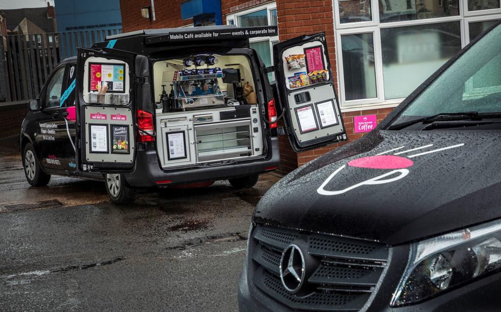 Sleek and stylish Mercedes-Benz Vito is the perfect ‘pick-me-up’ for Really Awesome Coffee