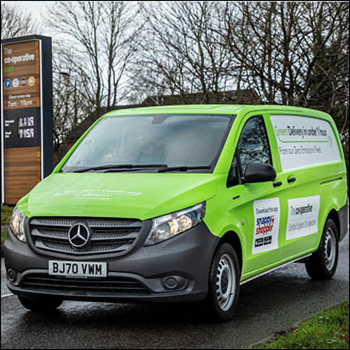 Central England Co-op switches on to zero-emission Mercedes-Benz eVito for home delivery trials : image