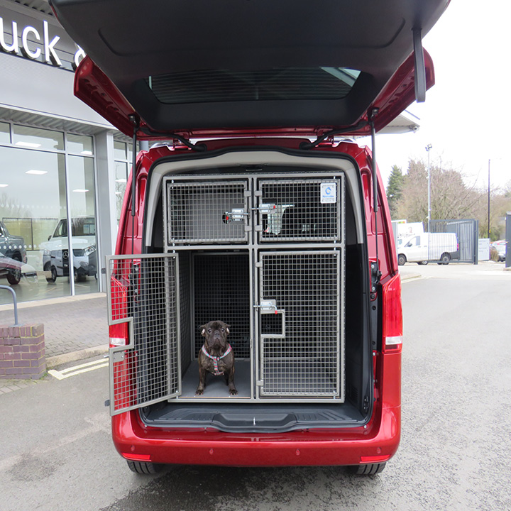 Best of breed: The stunning Mercedes-Benz Vito Sport with dog-carrying conversion which Midlands Truck & Van will be presenting at this week’s Crufts: image