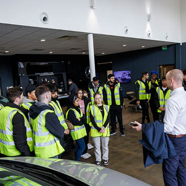 Students sample life in the auto industry thanks to Midlands Truck & Van