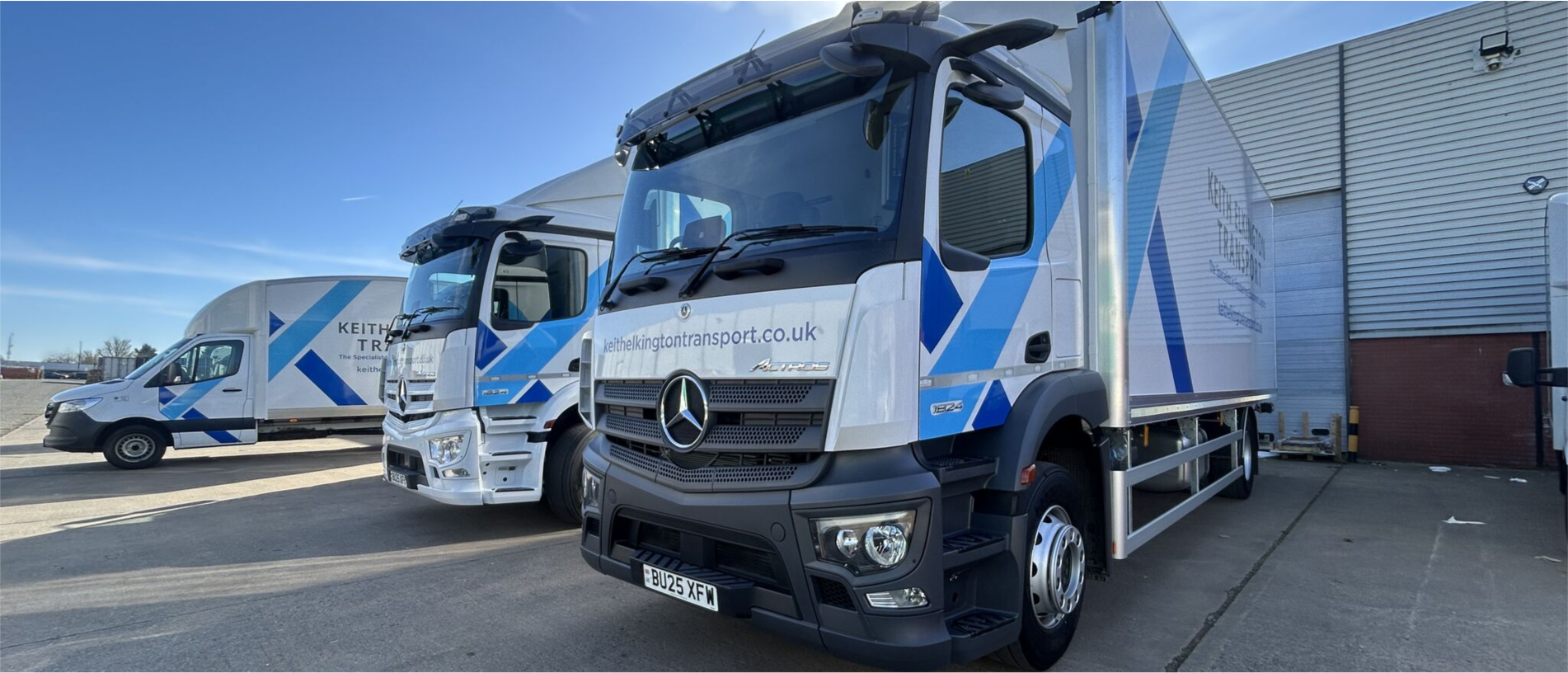 Keith Elkington Transport Takes Delivery of New Mercedes-Benz Actros