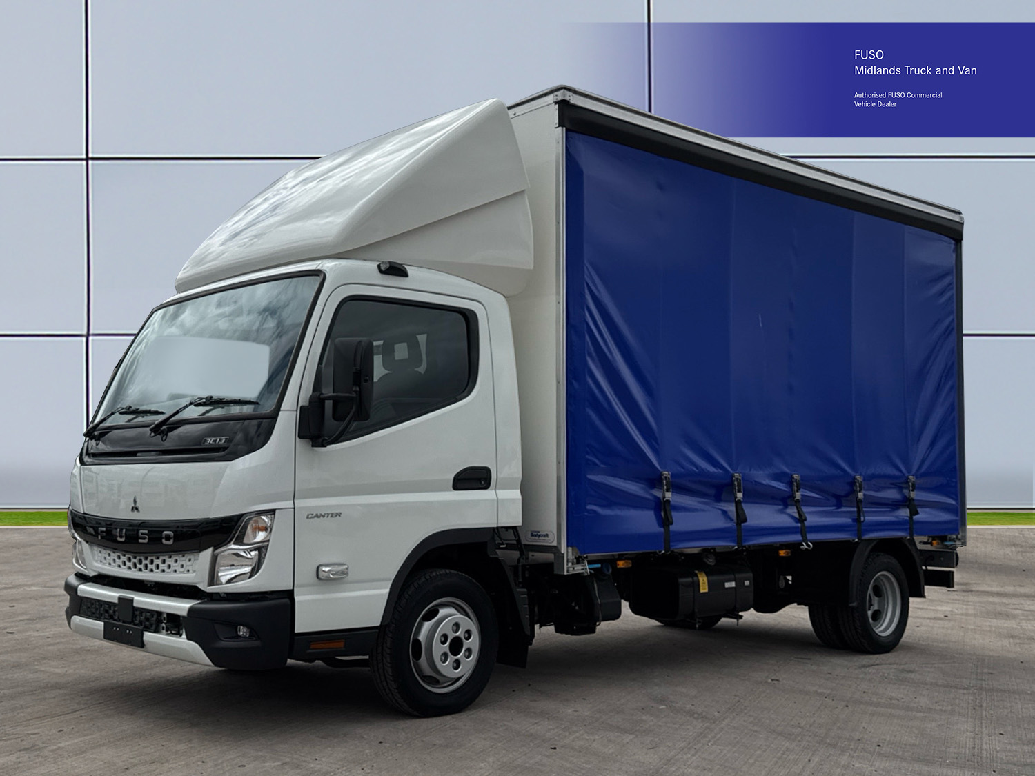FUSO Canter 3C13 Curtainside - Brand New