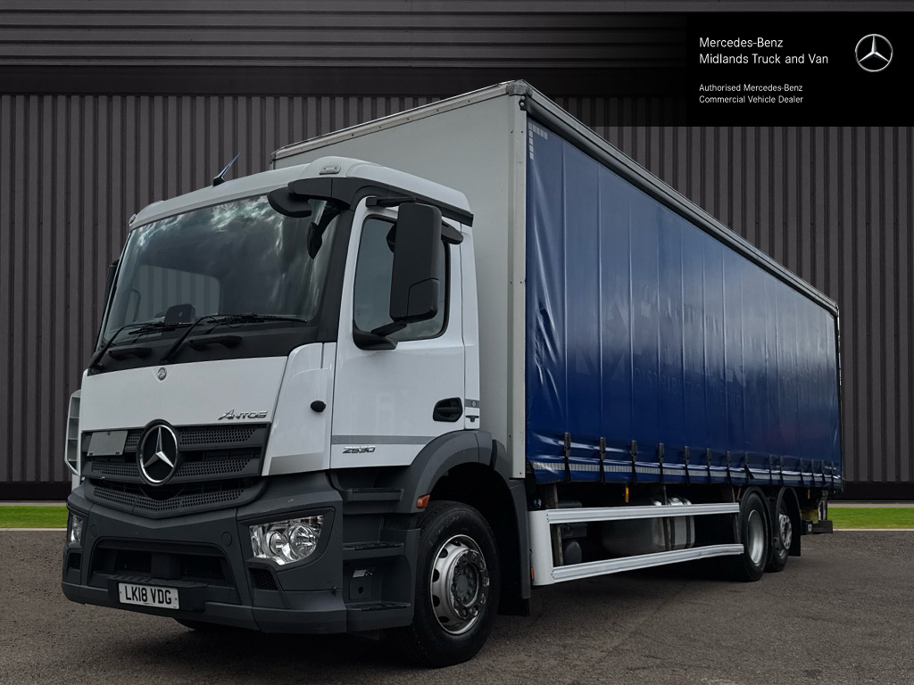 Mercedes-Benz Antos 2530 Curtainside with Tuckaway Taillift