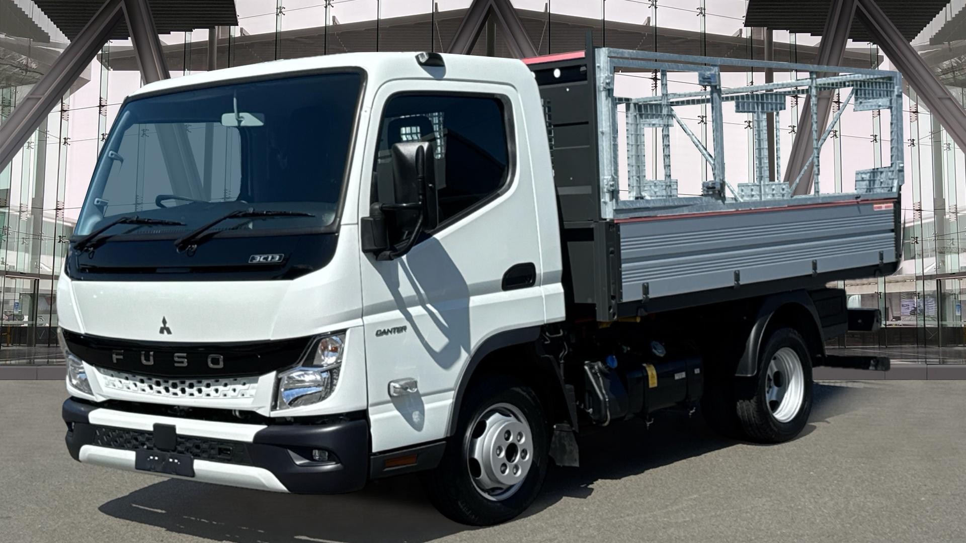 Mitsubishi Canter 3C13 Duonic Tipper with Mesh Cage - Brand New