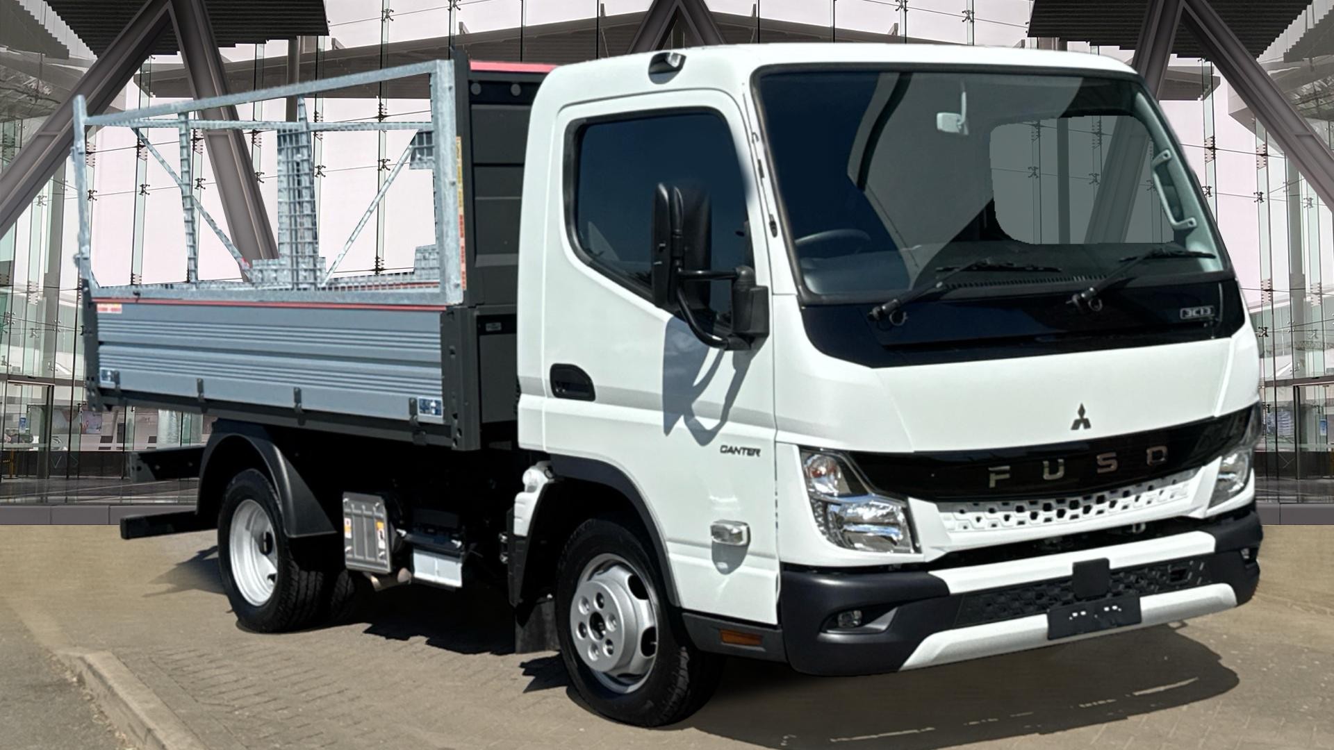 Mitsubishi Canter 3C13 Duonic Tipper with Mesh Cage - Brand New Image 10