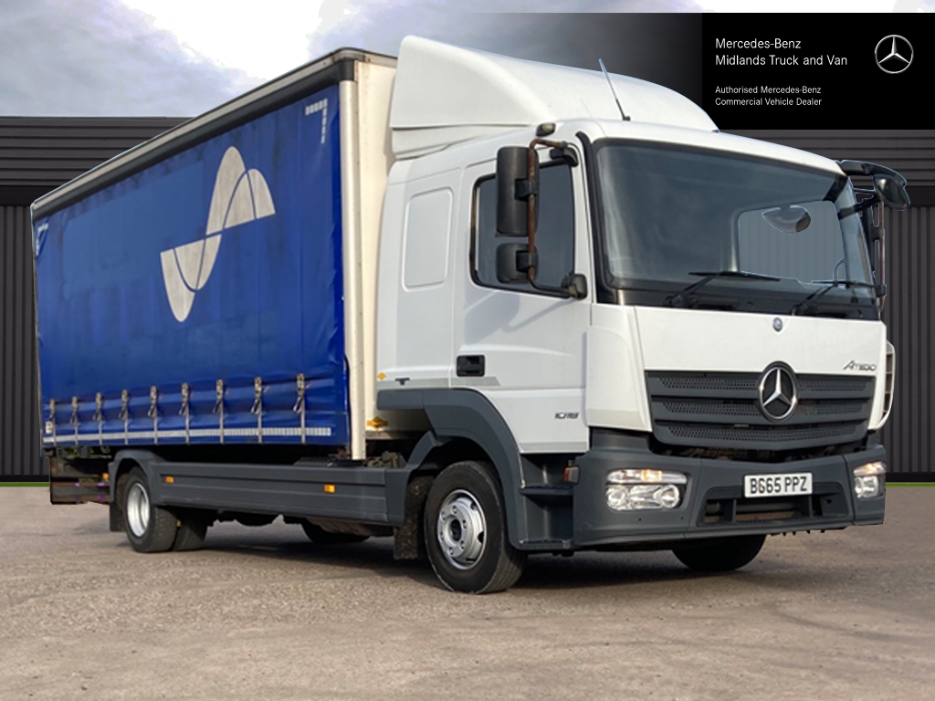 2015/65 Mercedes-Benz Atego 1018 Sleeper Cab Fitted 20' Curtainside Body